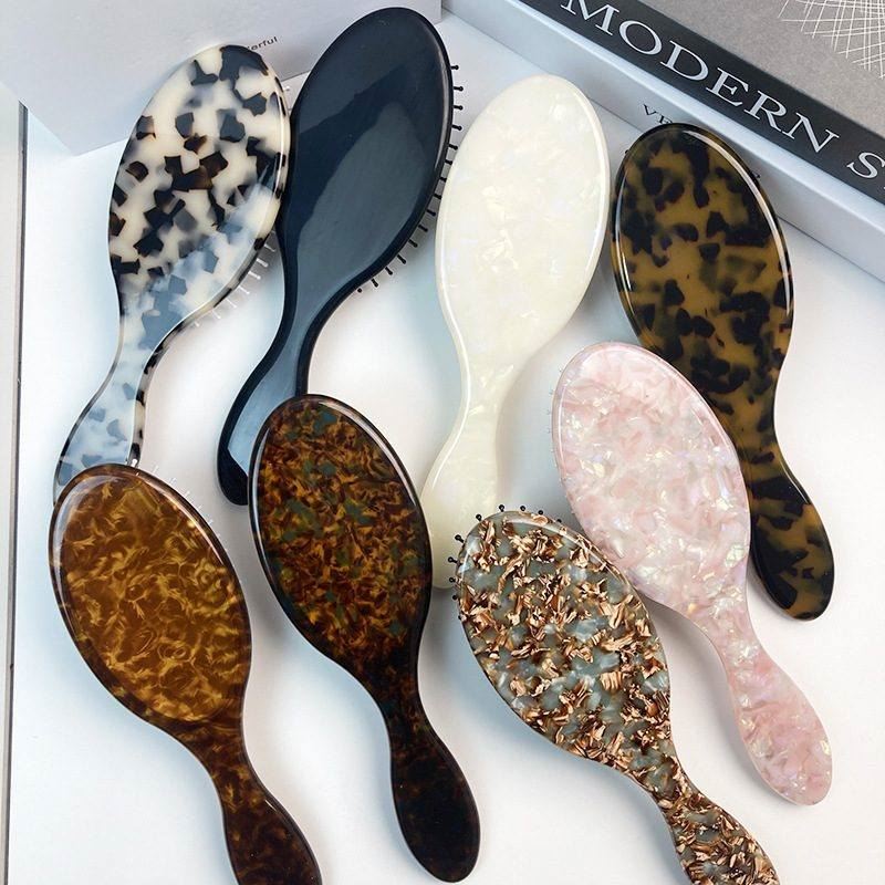 Peine de encargo del peluquero del airbag del cepillo de pelo del peine del acetato con la manija Peine de encargo del peluquero del airbag del cepillo de pelo del peine del acetato con la manija